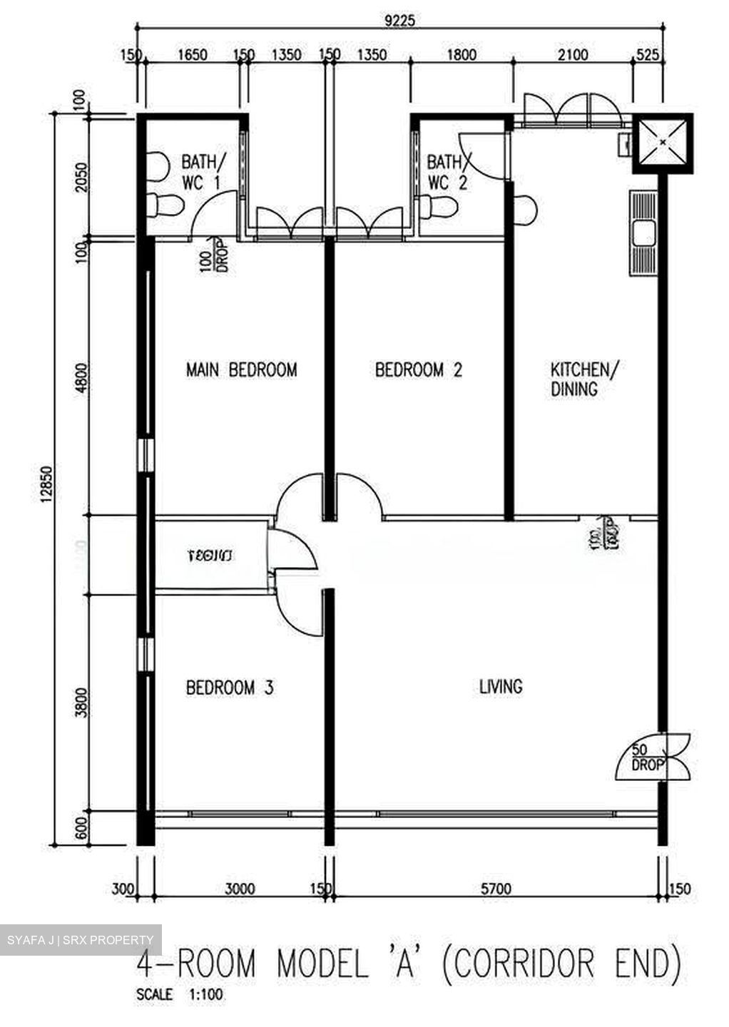 Blk 133 Eunos Spring (Bedok), HDB 4 Rooms #638194021
